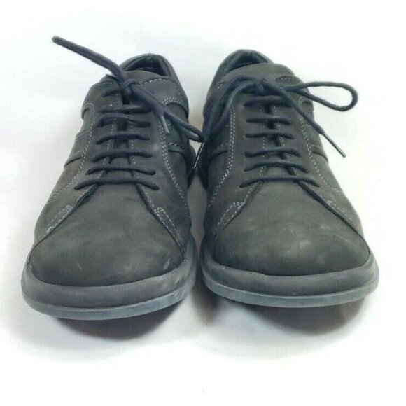 Kenneth Cole Reaction Fashion Sneakers Men's Size 9.5 Black Nubuck Leather - Picture 3 of 8